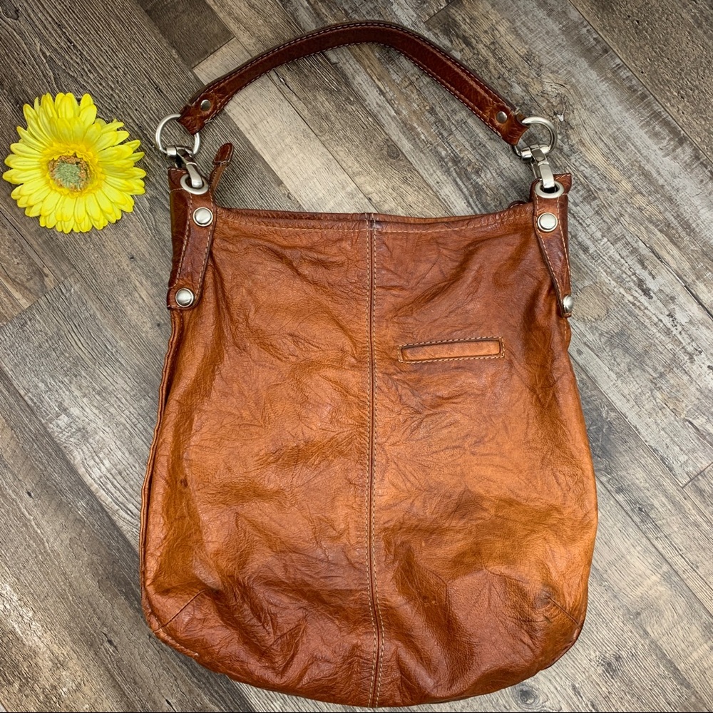 B Makowsky Genuine Leather Shoulder Bag